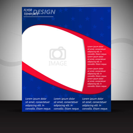 Professional business flyer template or corporate bannerのイラスト素材