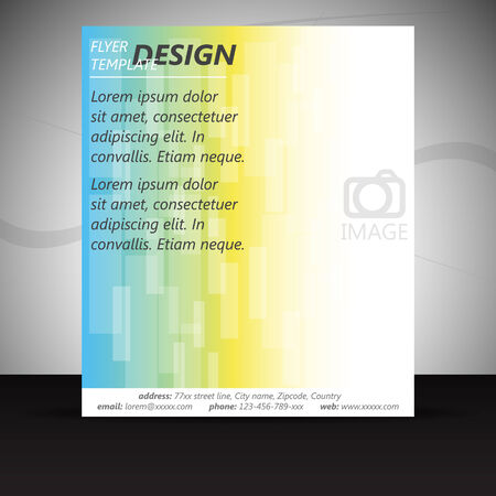Professional business flyer template or corporate bannerのイラスト素材