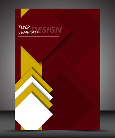 Professional business flyer template or corporate bannerのイラスト素材