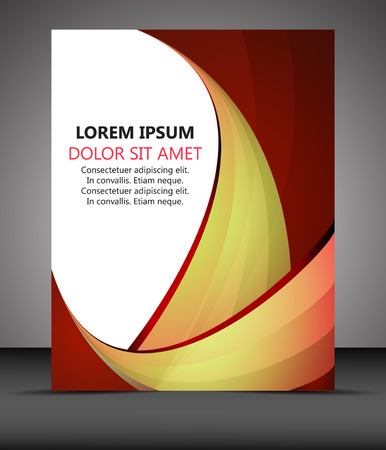 Professional business flyer temlate or corporate bannerのイラスト素材