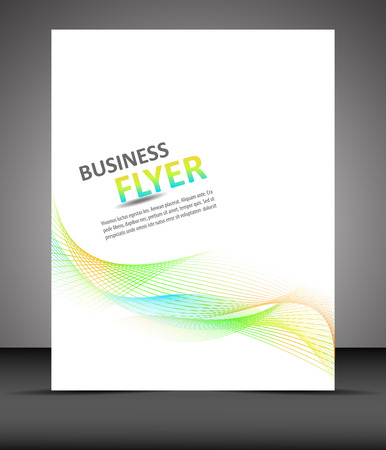 Professsional business flyer template or corporate bannerのイラスト素材