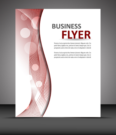 Professsional business flyer template or corporate bannerのイラスト素材