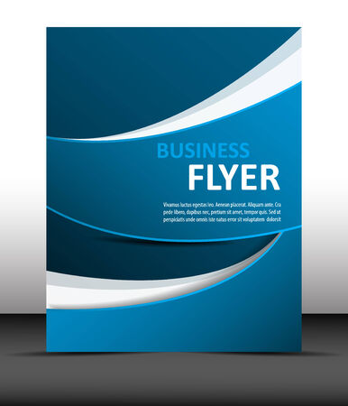 Professional business flyer template or corporate bannerのイラスト素材