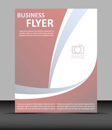 Professional business flyer template or corporate bannerのイラスト素材
