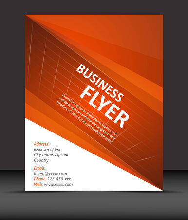 Professional business flyer template or corporate bannerのイラスト素材