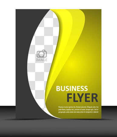 Professional business flyer template or corporate bannerのイラスト素材