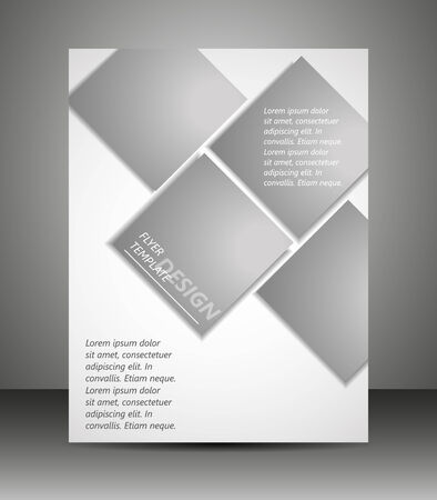 Professional business flyer template or corporate bannerのイラスト素材