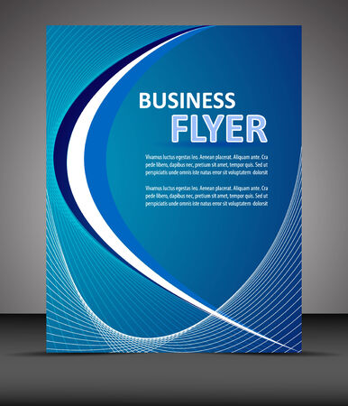 Professional business flyer template or corporate bannerのイラスト素材