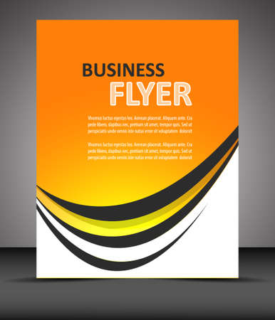 Professional business flyer template or corporate bannerのイラスト素材
