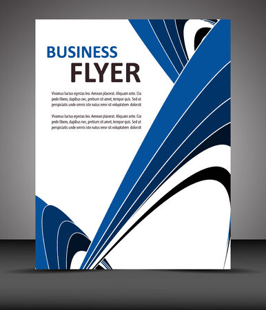 Professional business flyer template or corporate bannerのイラスト素材