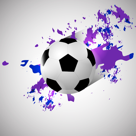 Grunge soccer ball background, footballのイラスト素材