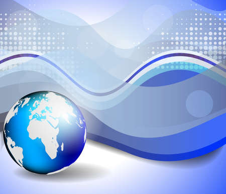 Background with globe, internet concept of global business のイラスト素材