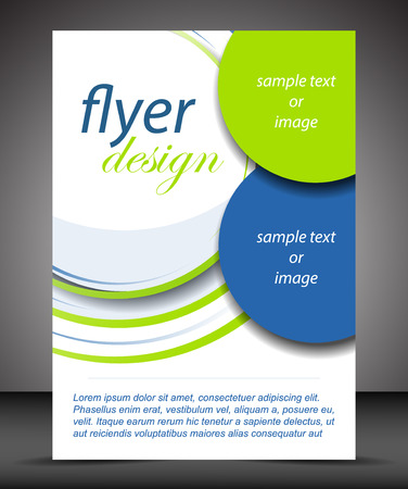 Business A4 booklet cover, flyer brochure designのイラスト素材