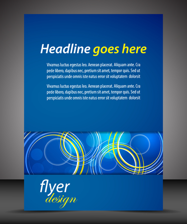 Business A4 booklet cover, flyer brochure designのイラスト素材
