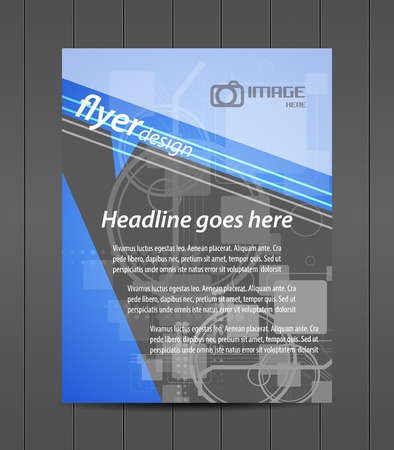 Professional business flyer template or corporate banner, cover designのイラスト素材