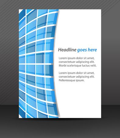 Professional business flyer template or corporate banner, cover deisgnのイラスト素材