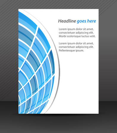 Professional business flyer template or corporate banner, cover deisgnのイラスト素材