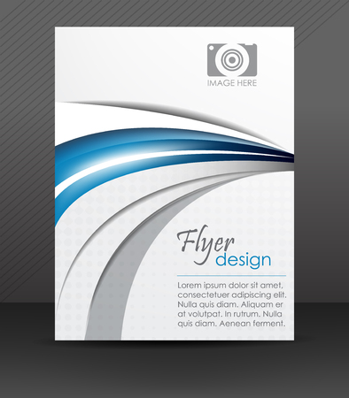 Abstract flyer or cover design with halftone effectのイラスト素材