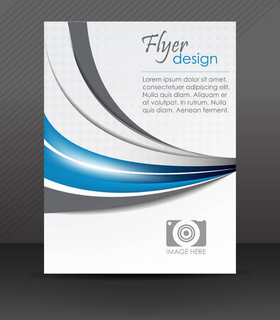 Abstract flyer or cover design with halftone effectのイラスト素材