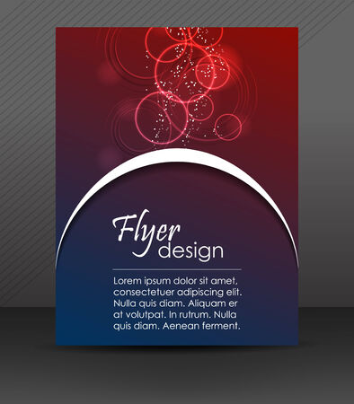 Professional business flyer template or corporate bannerのイラスト素材