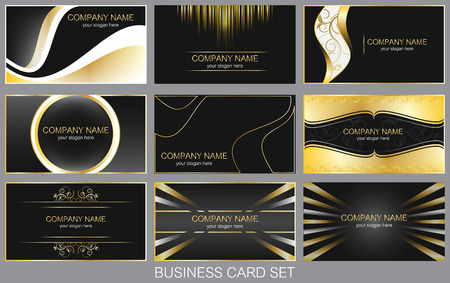 Business card or visiting card setのイラスト素材