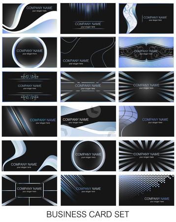 Business card or visiting card setのイラスト素材