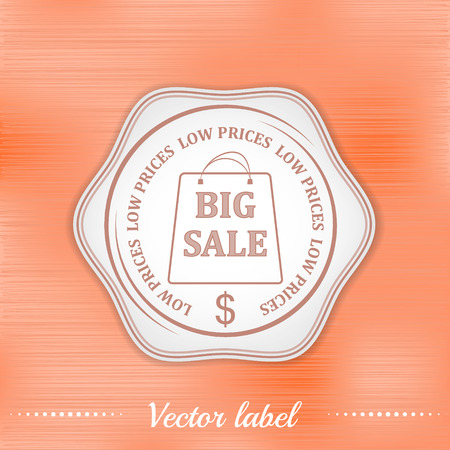 Big sale vector label or badgeのイラスト素材