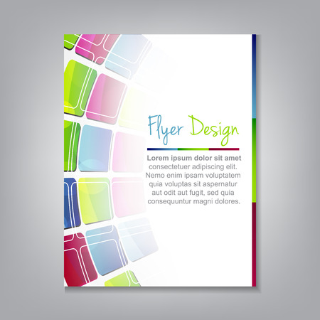 Business flyer template or corporate brochure editable vector banner designのイラスト素材