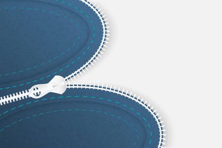 Vector background with zipper for your creative design and other usesのイラスト素材