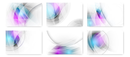Set of abstract vector business futuristic innovation background.のイラスト素材