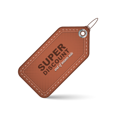 Sale price tag or label. Super discount. Vector design for your business presentation.のイラスト素材