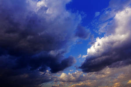 Dark cloud sceneryの写真素材
