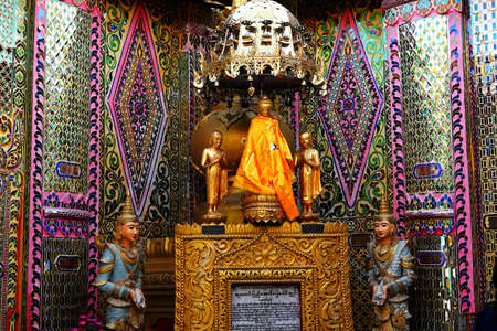 Temples on the Mandalay Hill and under the mountains, Myanmarのeditorial素材