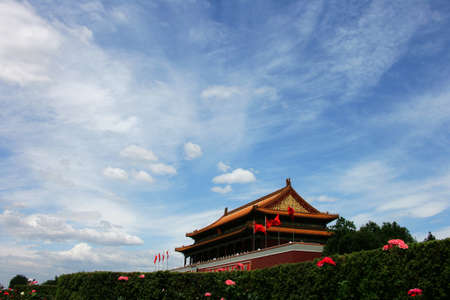 Tiananmen Square, Beijing, Chinaのeditorial素材