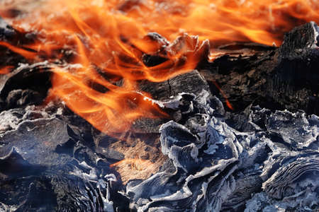 Burning joss paperの写真素材