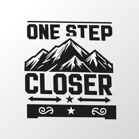 One of the best climbers. Inspiring motivation quote. Vector typography design.のイラスト素材