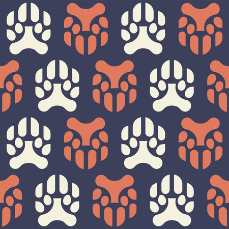 Seamless vector background with decorative tribal elements. Print. Repeating background. Cloth design, wallpaper.のイラスト素材