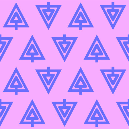Seamless pattern with triangles. Geometric background. Vector illustration.のイラスト素材