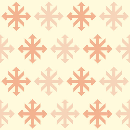 Seamless pattern with snowflakes. Christmas background. Vector.のイラスト素材