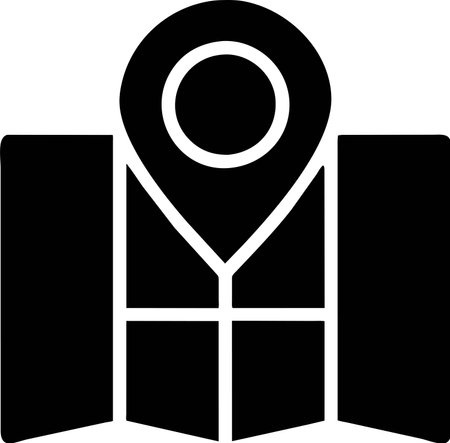 Location icon isolated on white background. Navigation symbol. Vector Illustrationのイラスト素材