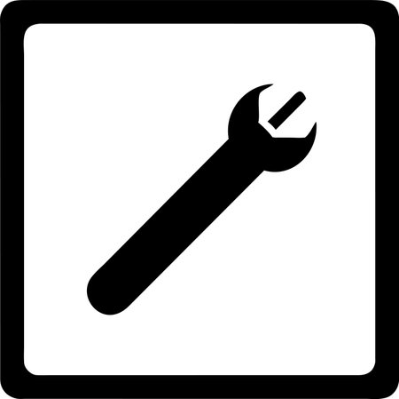 wrench vector icon, wrench icon, wrench icon, wrench iconのイラスト素材
