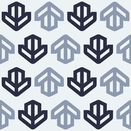 Seamless pattern with arrows. Geometric background. Vector illustration.