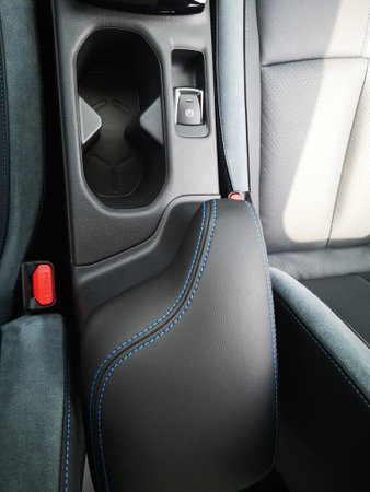 Bukit Tinggi Pahang,Malaysia - 24 Julai, 2019: Nissan Leaf Electric Car at motorshow in Aurel Sanctuary Bentong Pahangのeditorial素材