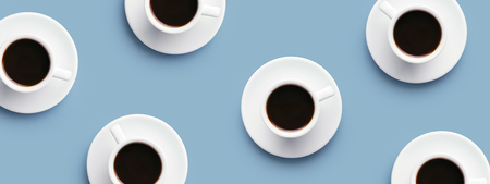 Many cups of coffee.の写真素材