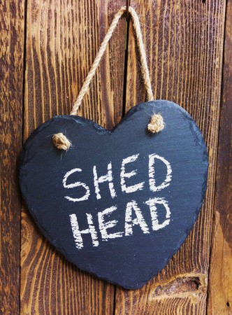 Shed Head signの写真素材