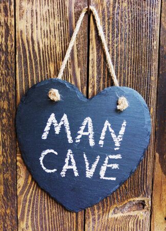 Man Cave Signの写真素材