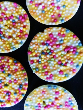 White Chocolate Candyの写真素材