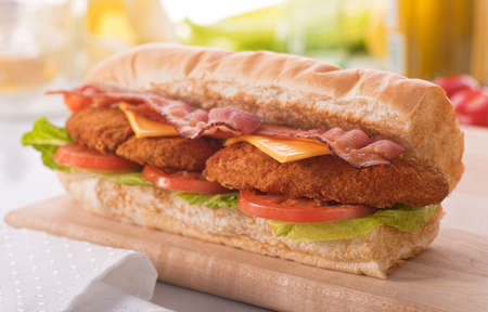 Chicken Clubhouse Subの写真素材