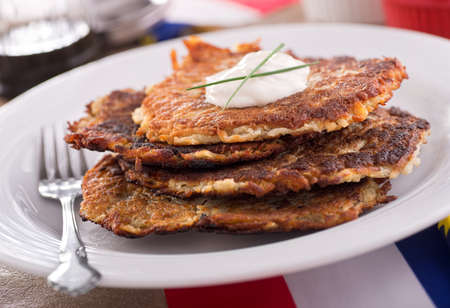 Potato Pancakesの写真素材