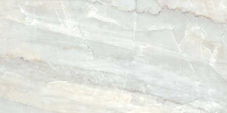 off white color polished finish with natural veins marble designの写真素材